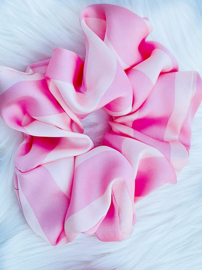 CAROLINA | EMI AND CO | pink satin scrunchies 