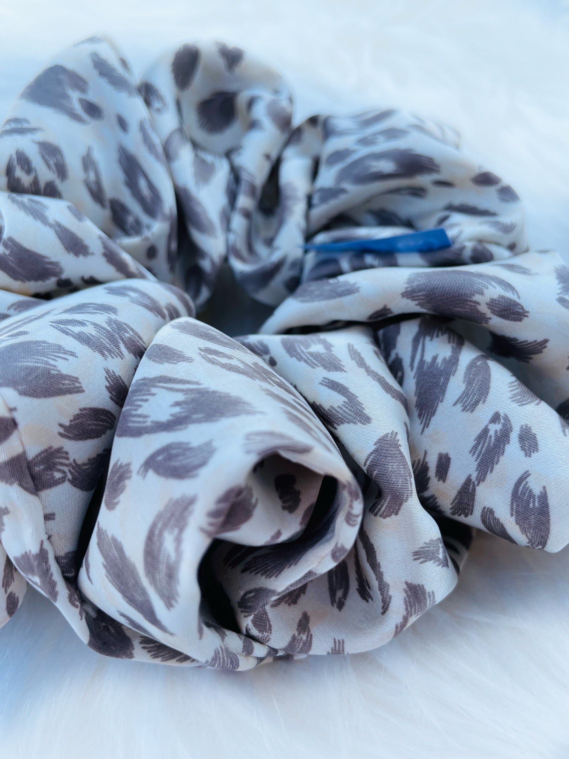 Leopard print satin scrunchies | EMI AND CO | AMITY 