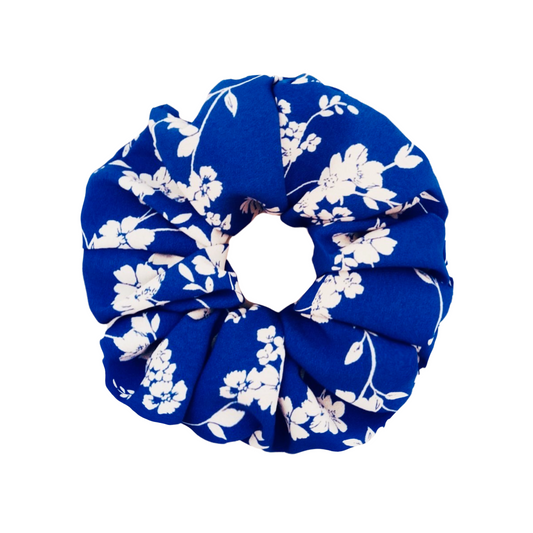 DOROTHY | EMI AND CO | blue floral scrunchie 