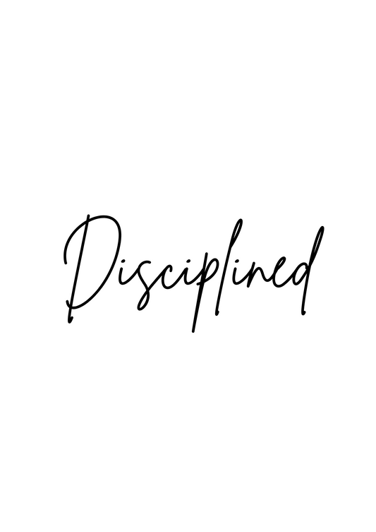 Disciplined- prints 14.5 x 20.5 cm