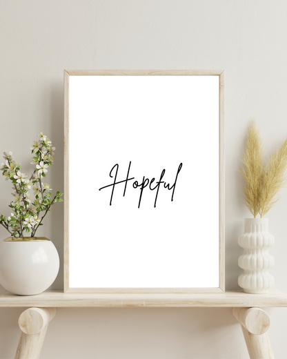 Hopeful - prints 14.5 x 20.5 cm