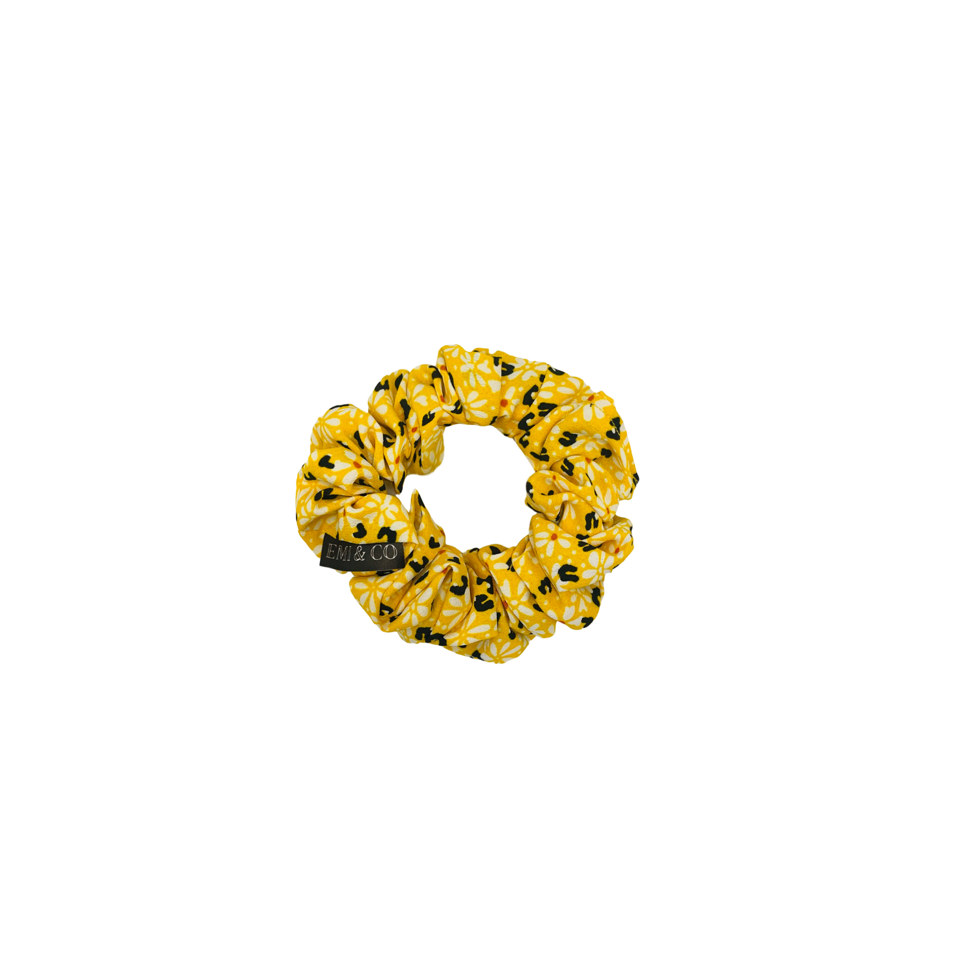 ZARI MINI| EMI AND CO |mini yellow floral scrunchie