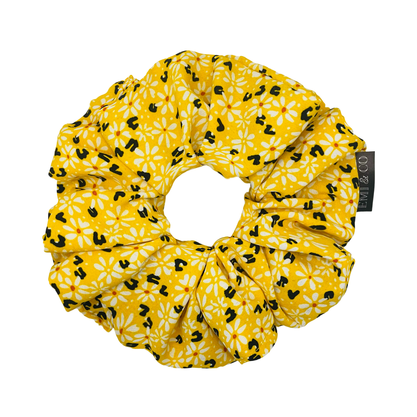 ZARI | EMI AND CO | yellow floral scrunchie