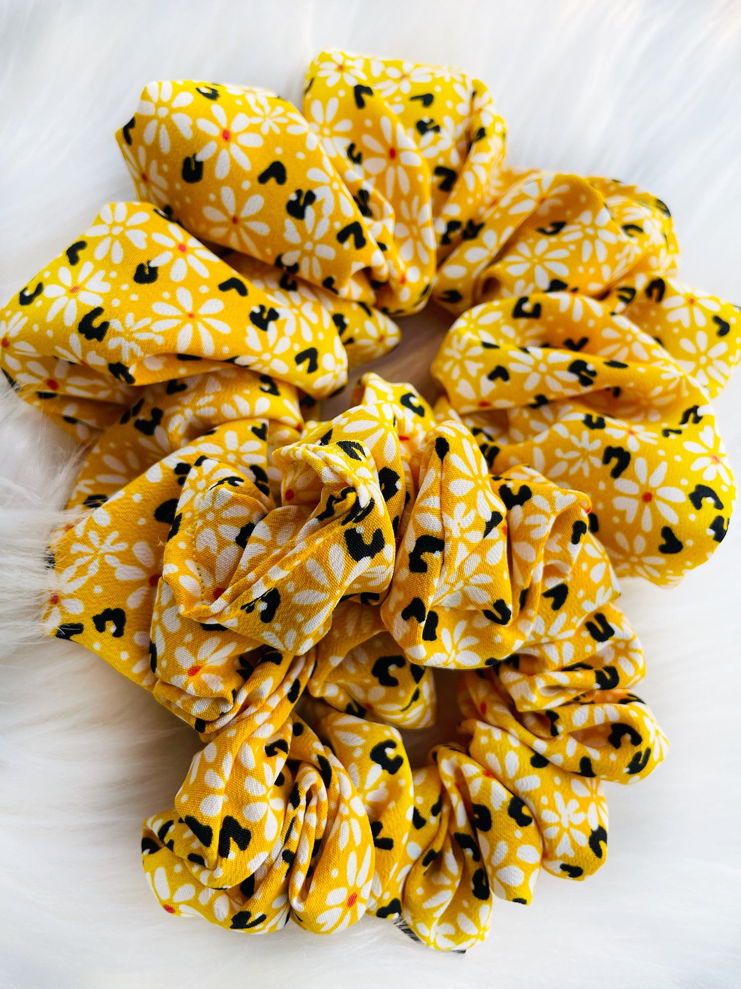 ZARI | EMI AND CO | yellow floral scrunchie