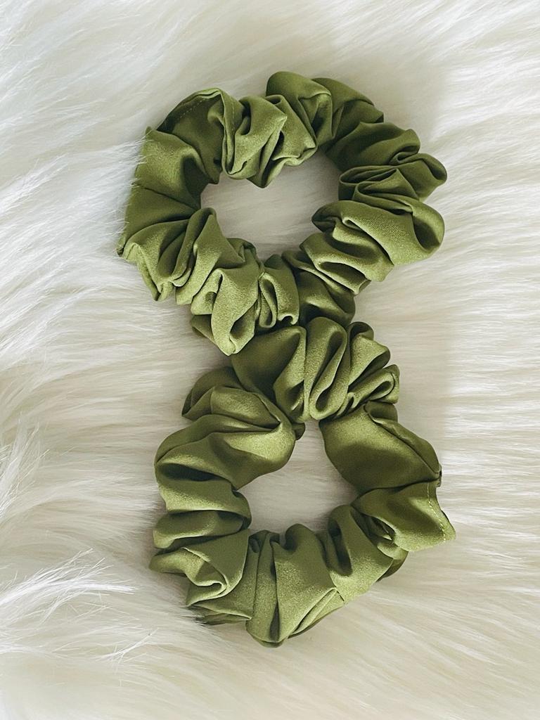 LOYAL | EMI & CO | mini olive green scrunchies aesthetic 