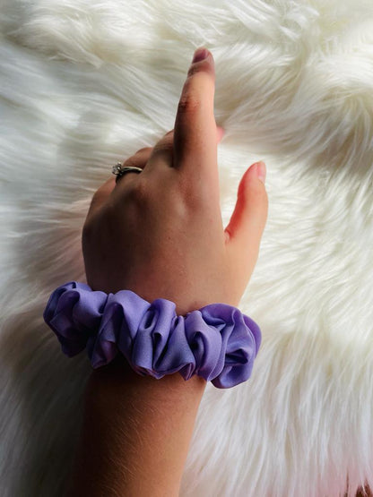 GRATEFUL | EMI & CO | SCHOOL COLLECTION | MINI LILAC PURPLE SCRUNCHIE ON HAND 