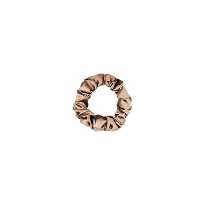 EMI & CO | BELLA MINI | mini beige satin scrunchie