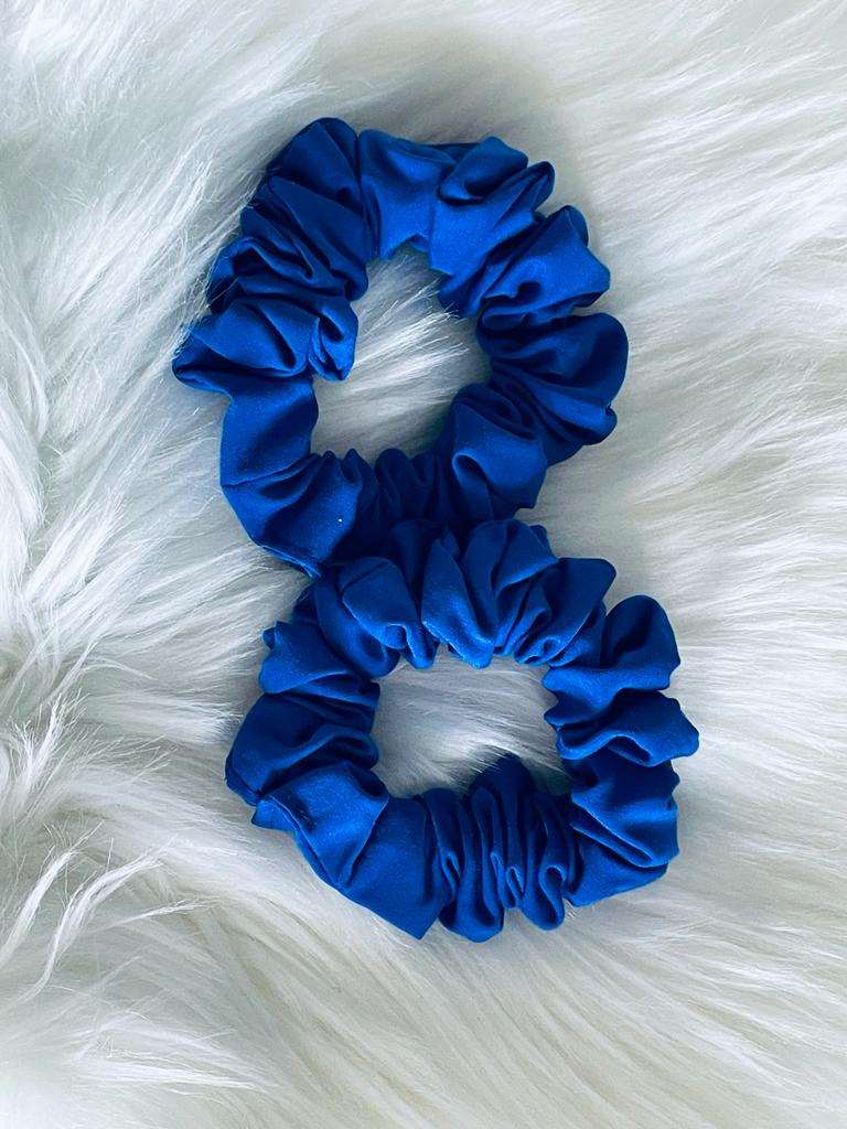 COURAGEOUS | EMI & CO | mini royal blue scrunchies aesthetic 