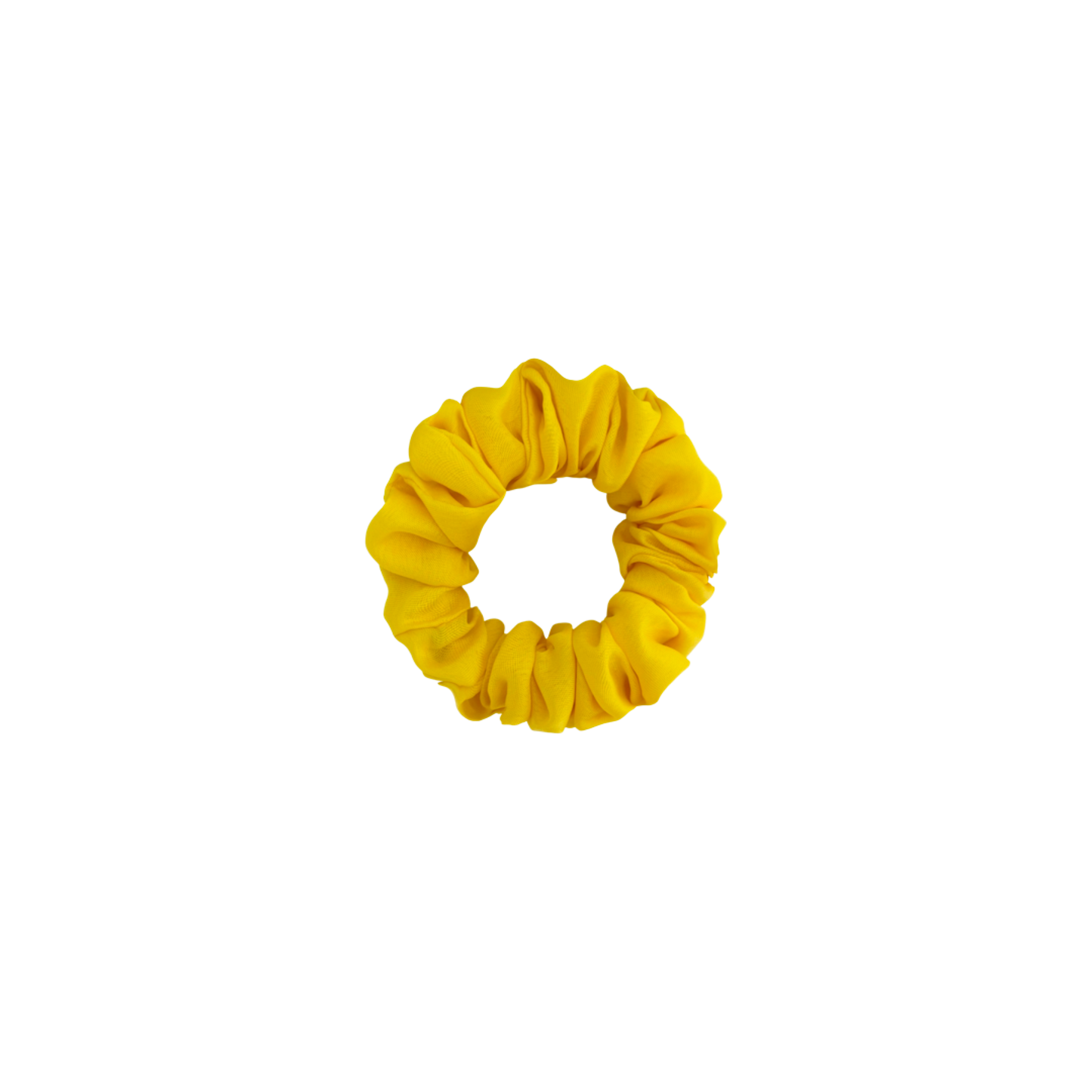 HAPPY | EMI AND CO | mini yellow scrunchie 