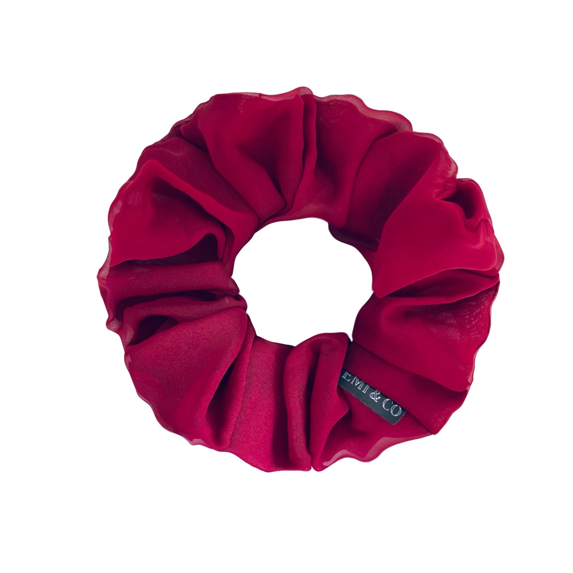 KALILA | EMI & CO | MAROON SCRUNCHIE BRIDAL COLLECTION