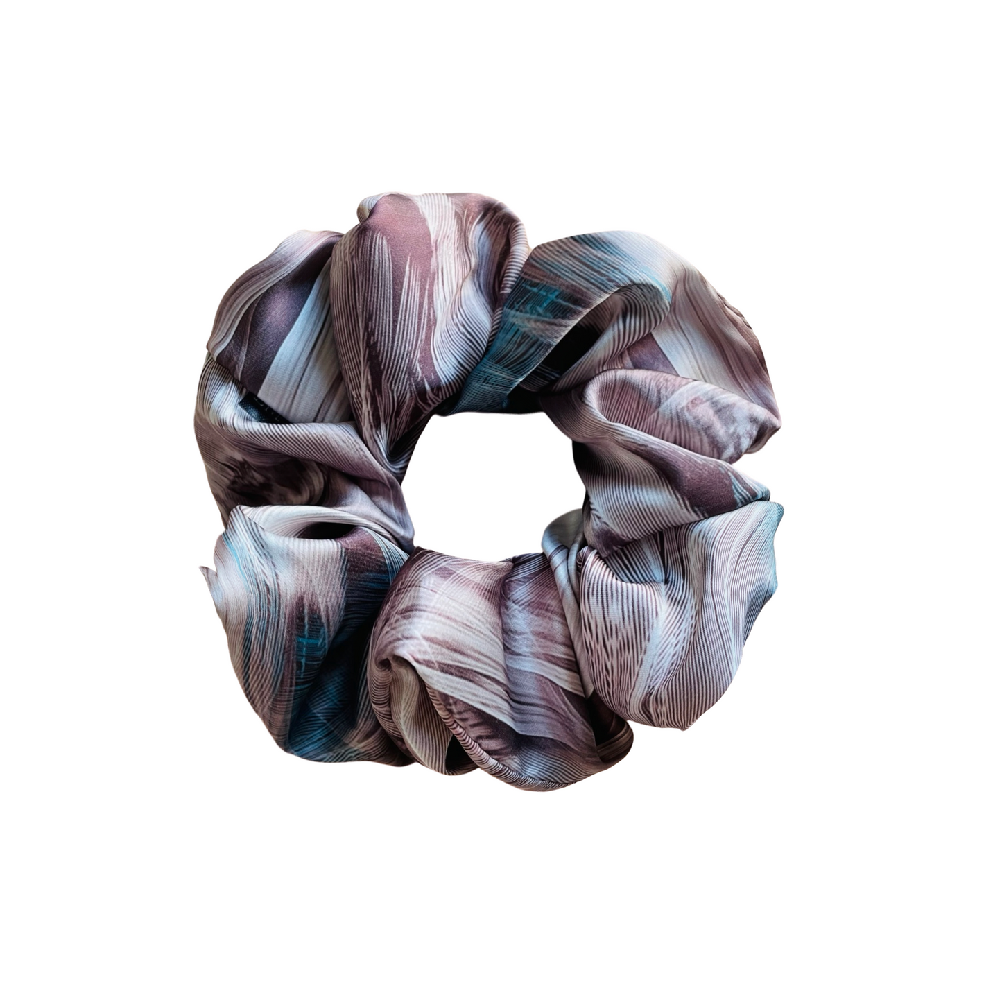 HARMONY| EMI AND CO | brown pattern scrunchie 