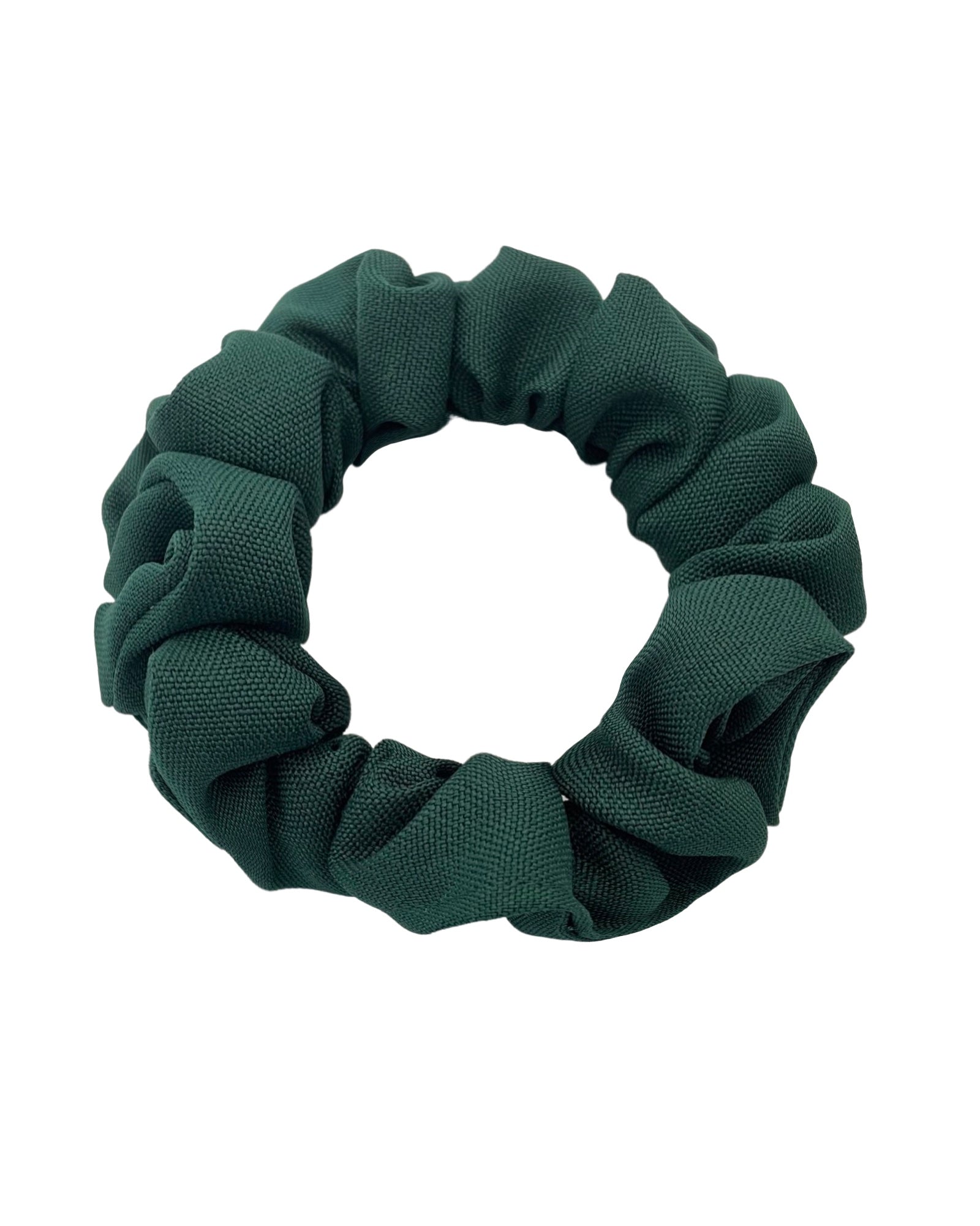 FAITHFULNESS | EMI & CO | bottle green mini scrunchie