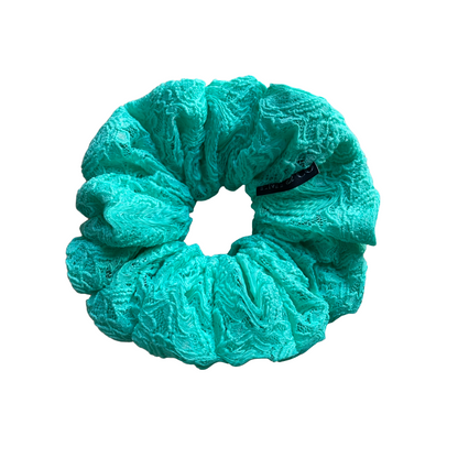 IVY| EMI AND CO | green lace scrunchie 