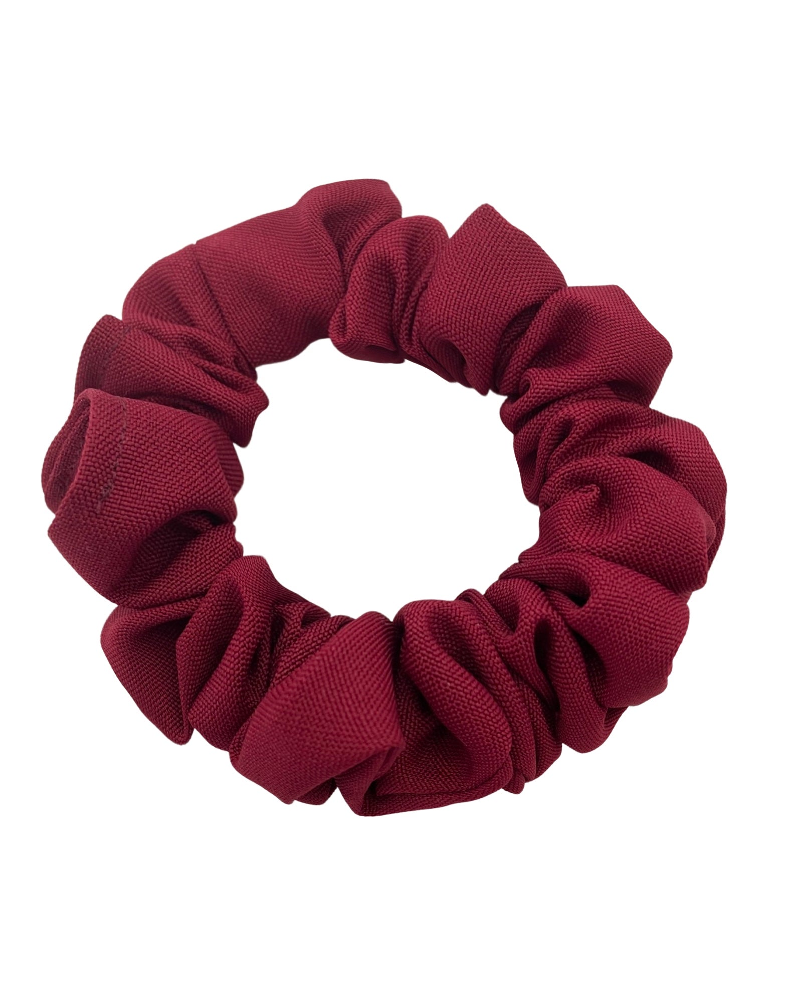 PERSISTENT | EMI & CO | mini maroon scrunchie