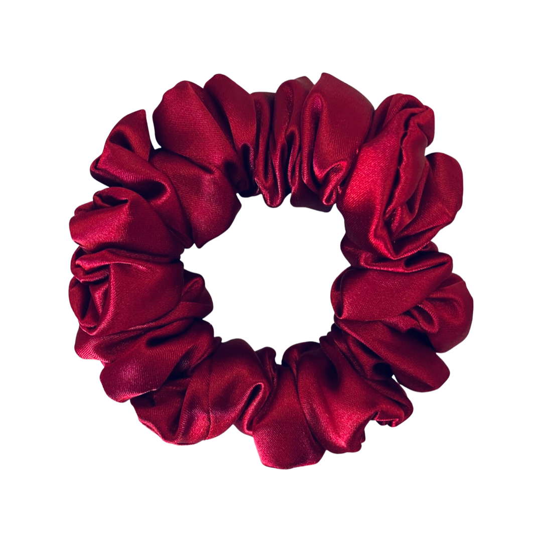 EMI & CO | ARIEL MINI | mini red satin scrunchie 