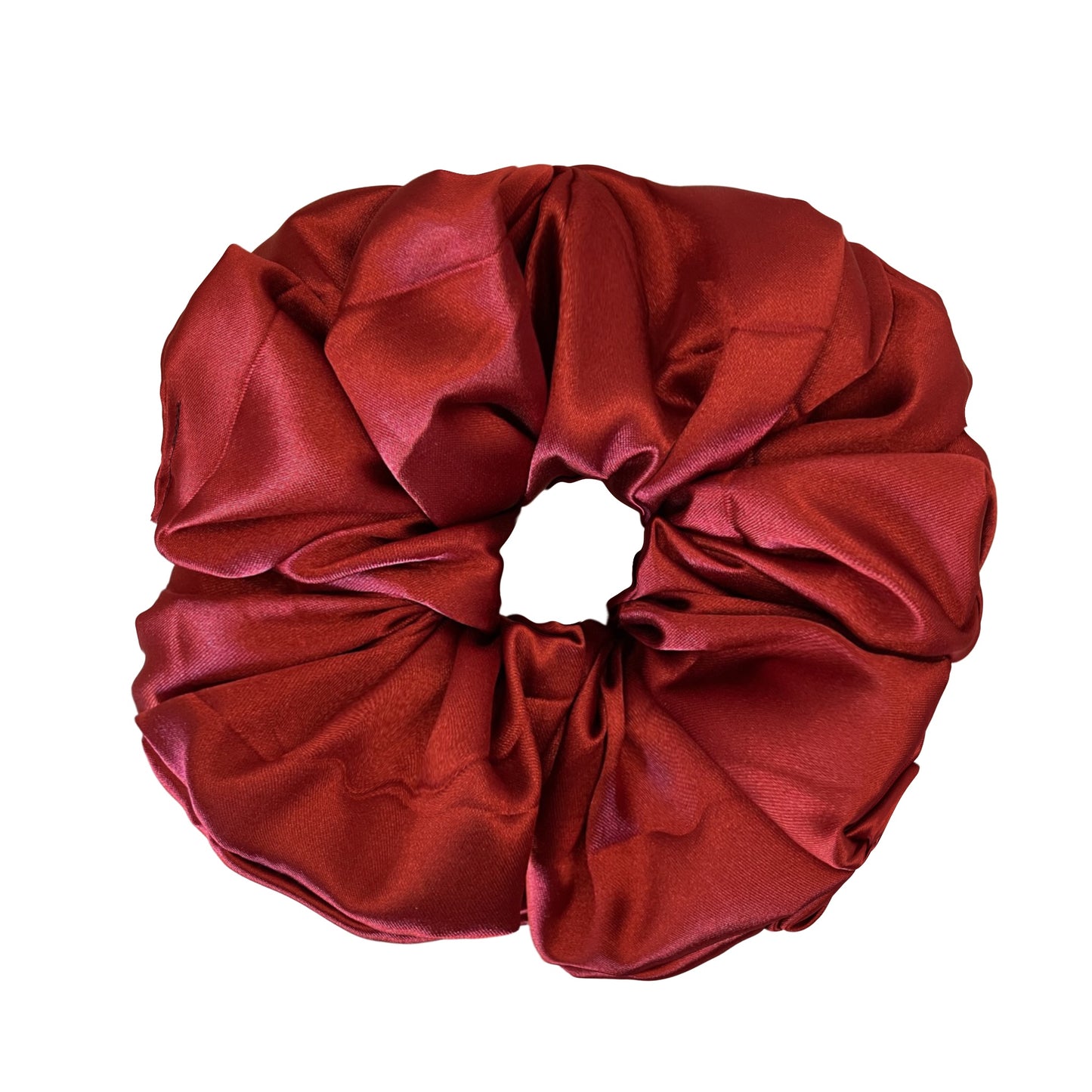 EMI & CO | ARIEL | vibrant red satin scrunchie