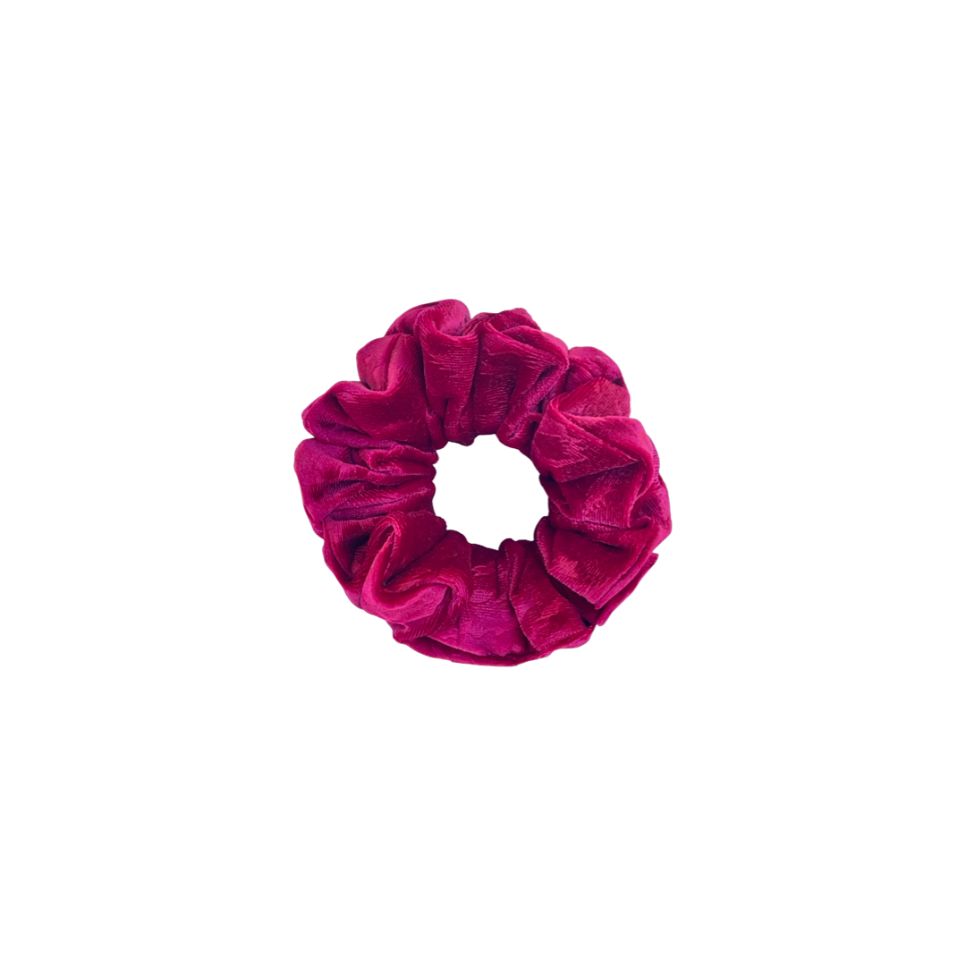 SARAH | EMI & CO | mini velvet red scrunchie 