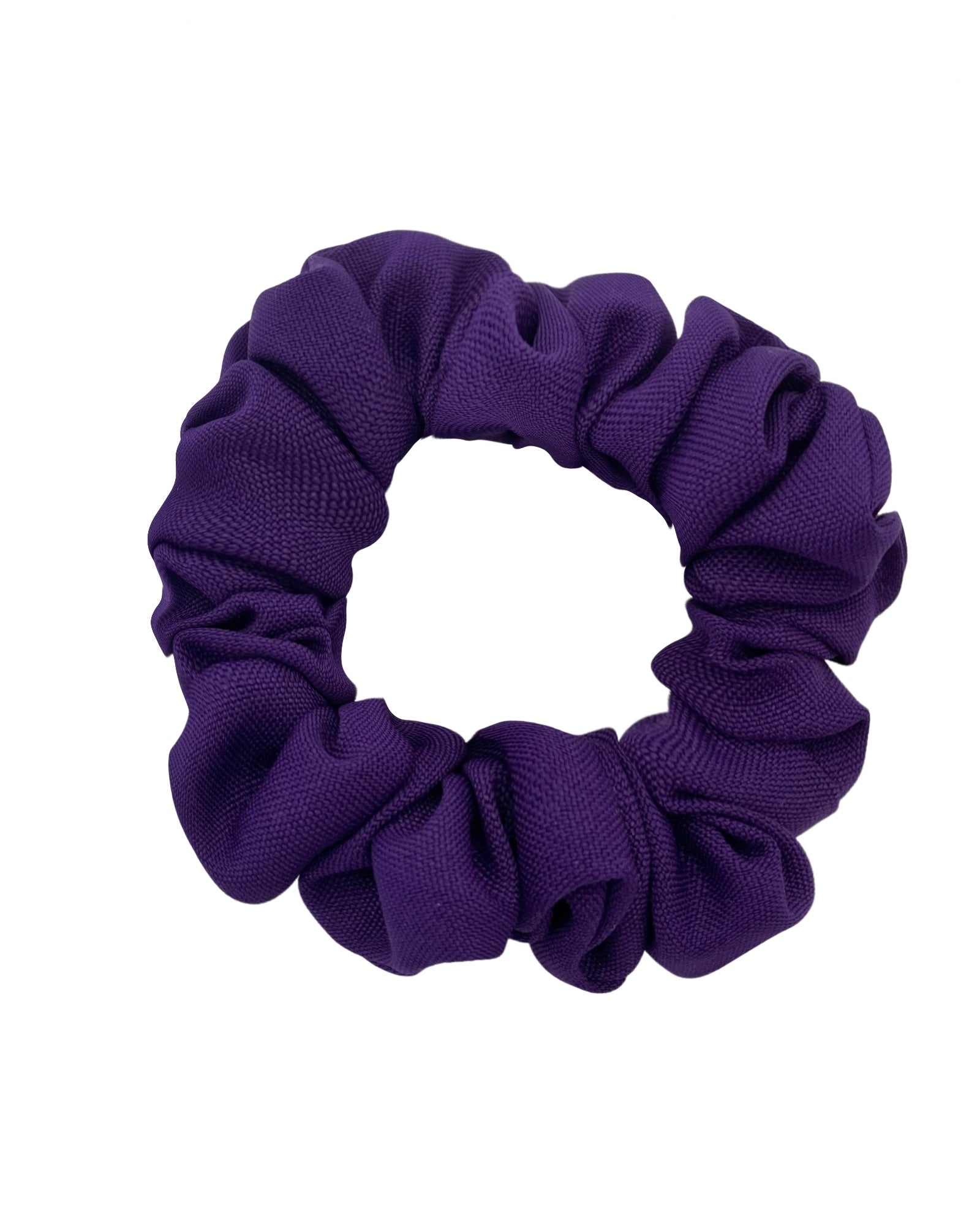 PEACE | EMI & CO | mini vibrant purple scrunchie