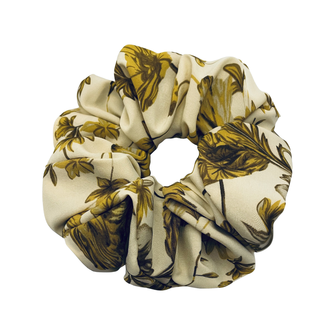 SUNNY | EMI & CO | oversize yellow floral scrunchie