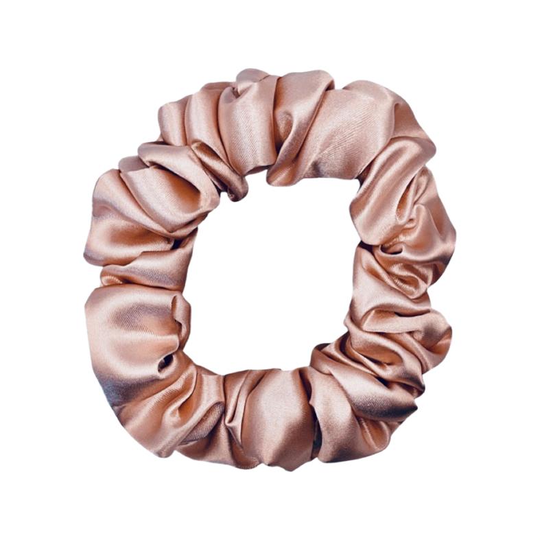 EMI & CO | LILIANA MINI | mini pink satin scrunchie