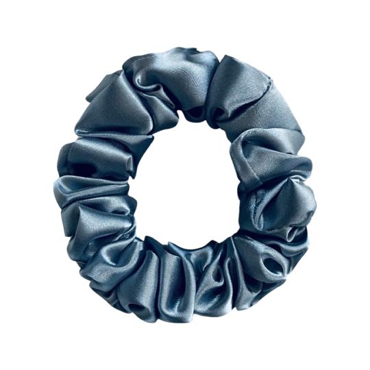 EMI & CO | MARGARET MINI | mini silver satin scrunchie